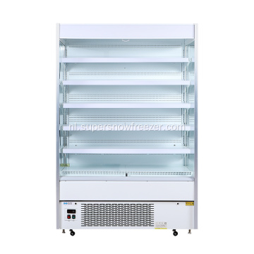 Verticale open display kast muur chiller